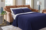 Amity Bay Clay Chenille Queen Sofa Chaise Sleeper - Ella Furniture