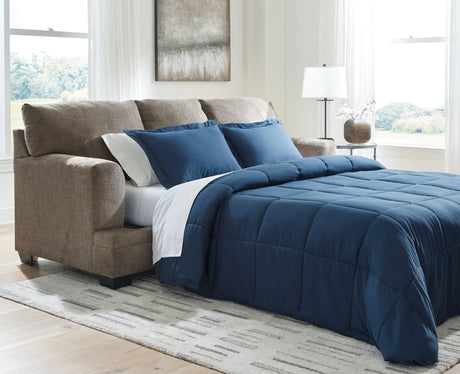 Stonemeade Nutmeg Chenille Queen Sofa Sleeper - Ella Furniture