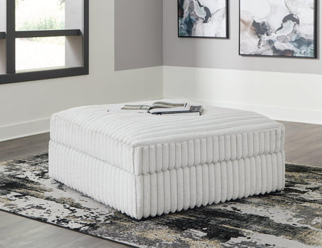 Stupendous Alloy Velvet Oversized Accent Ottoman - Ella Furniture