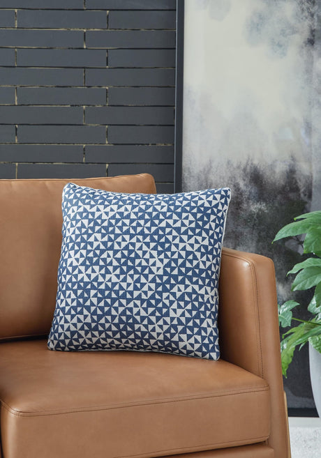 Jaycott Next-gen Nuvella Blue/white Pillow (Set Of 4) - Ella Furniture
