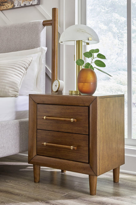 Lyncott Brown Nightstand - Ella Furniture