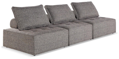 Bree Zee Brown 3-Piece Outdoor Modular Seating - Ella Furniture