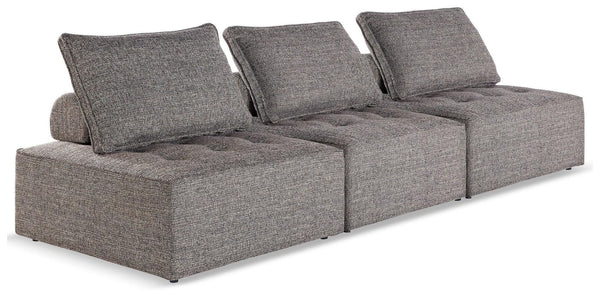 Bree Zee Brown 3-Piece Outdoor Modular Seating - Ella Furniture