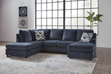 Albar Place Cobalt 2-Piece Sectional 95302S2 - Ella Furniture
