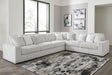 Stupendous Alloy Velvet 4-Piece Sectional - Ella Furniture