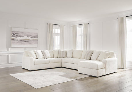 Chessington Ivory 4-Piece Sectional With Chaise 61904S4 - Ella Furniture