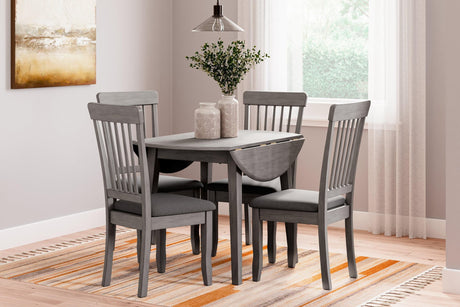 Shullden Gray Dining Room Set - Ella Furniture