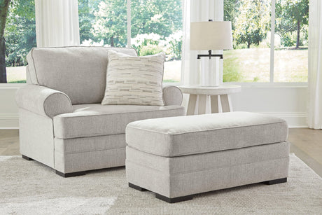 Eastonbridge Shadow Chair And Ottoman