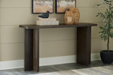 Jalenry Grayish Brown Console Sofa Table - Ella Furniture