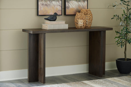 Jalenry Grayish Brown Console Sofa Table - Ella Furniture