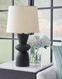 Scarbot Distressed Black Table Lamp (Set of 2) - Ella Furniture