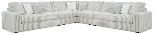 Stupendous Alloy Velvet 5-Piece Sectional - Ella Furniture