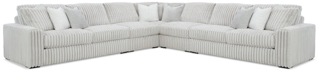 Stupendous Alloy Velvet 5-Piece Sectional - Ella Furniture