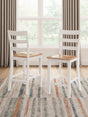 Gesthaven Natural/White Counter Height Barstool - Ella Furniture