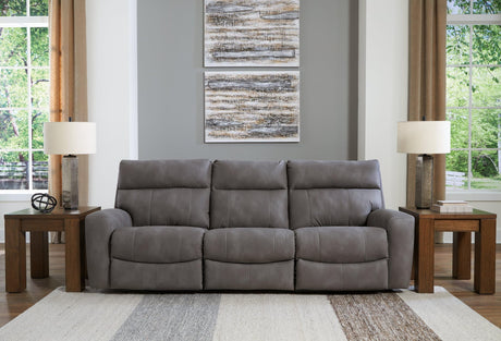 Next-Gen DuraPella Slate 3-Piece Power Reclining Sectional Sofa - Ella Furniture