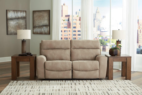 Next-Gen DuraPella Sand 2-Piece Power Reclining Sectional Loveseat - Ella Furniture