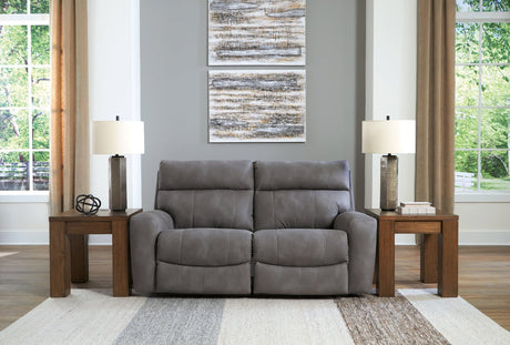 Next-Gen DuraPella Slate 2-Piece Power Reclining Sectional Loveseat - Ella Furniture