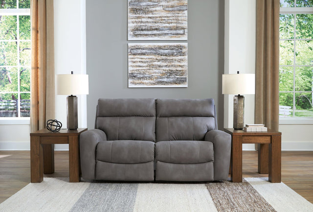 Next-Gen DuraPella Slate 2-Piece Power Reclining Sectional Loveseat - Ella Furniture