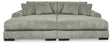 Lindyn Fog Super Chaise - Ella Furniture