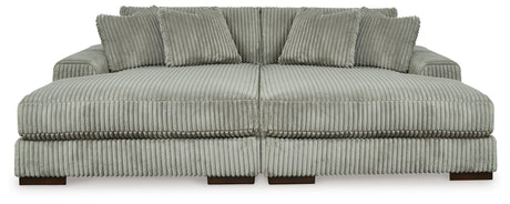 Lindyn Fog Super Chaise - Ella Furniture
