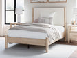 Cadmori Two-tone Full Upholstered Panel Bed - Ella Furniture