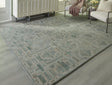 Jossland Green/Ivory Large Rug - Ella Furniture
