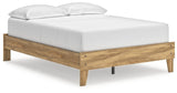 Bermacy Light Brown Full Platform Bed - Ella Furniture