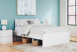 Onita White Queen Platform Bed - Ella Furniture