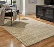 Janston Ivory Gray Tan Medium Rug