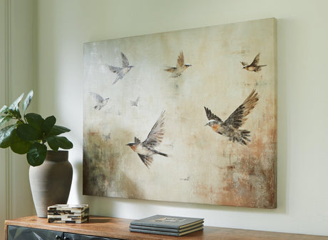 Collmund Gray Brown Wall Art