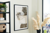 Aldricton Brown White Wall Art