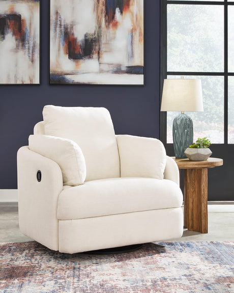 Modmax Oyster Nuvella® Swivel Glider Recliner