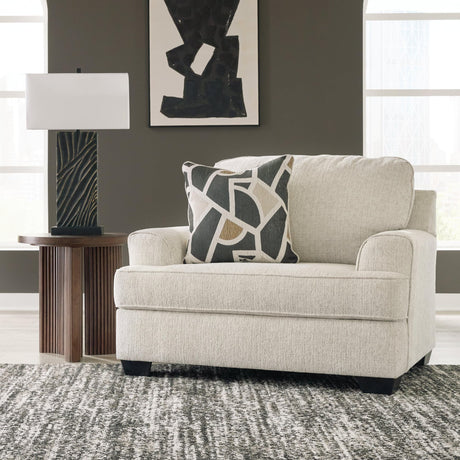 Heartcort Quartz Chenille Oversized Chair