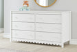 Hallityn White Dresser
