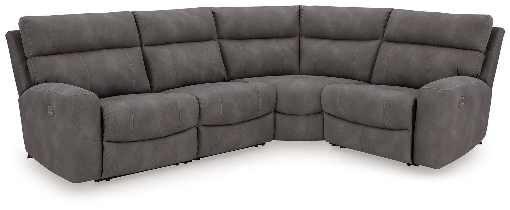 Next-Gen Durapella Slate 4-Piece Power Reclining Sectional