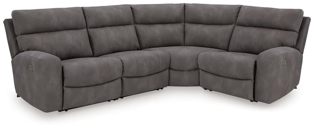 Next-Gen Durapella Slate 4-Piece Power Reclining Sectional