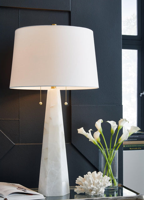 Laurellen White 2-Piece Table Lamp Set
