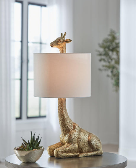 Ferrison Gold Finish 2-Piece Table Lamp Set