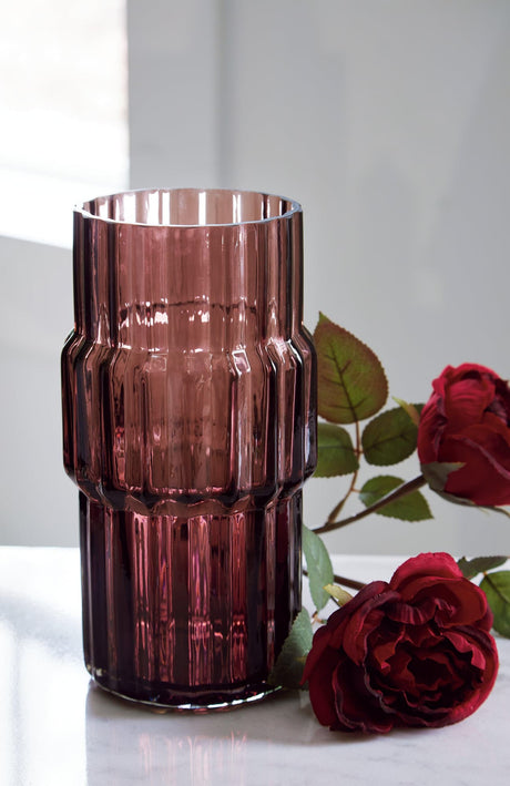 Dorlow Mauve Vase (Set of 2)