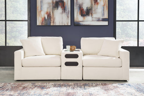 Modmax Oyster Nuvella® 3-Piece Sectional