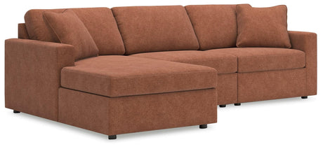 Modmax Spice Nuvella® 3-Piece Sectional with Chaise