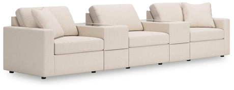 Modmax Oyster Nuvella® 5-Piece Sectional