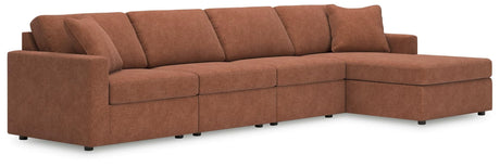 Modmax Spice Nuvella® 4-Piece Sectional with Chaise