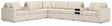 Modmax Oyster Nuvella® 8-Piece Sectional