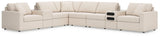 Modmax Oyster Nuvella® 8-Piece Sectional