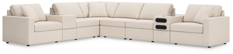 Modmax Oyster Nuvella® 8-Piece Sectional