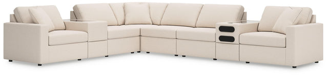 Modmax Oyster Nuvella® 8-Piece Sectional