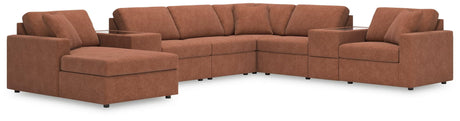 Modmax Spice Nuvella® 8-Piece Sectional with Chaise