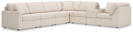 Modmax Oyster Nuvella® 7-Piece Sectional