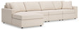 Modmax Oyster Nuvella® 4-Piece Sectional with Chaise